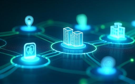 Diagram showing CRM and ERP systems being connected.